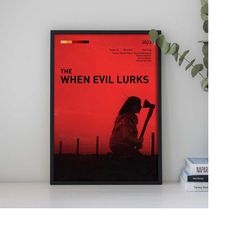 when evil lurks custom poster, classic film posters,