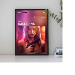 ballerina custom poster, classic film posters, 2023 movie