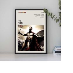 300 sparta warriors custom poster, classic film posters,