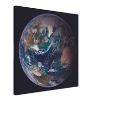 blue marble nasa photography canvas, photo canvas of