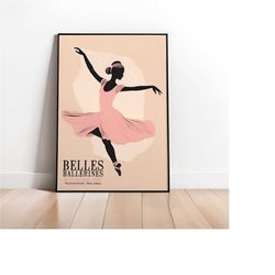 french ballet poster - ballerina wall art |