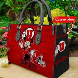 ncaa utah utes minnie women leather hand bag