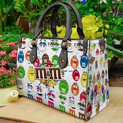 m&m women leather hand bag