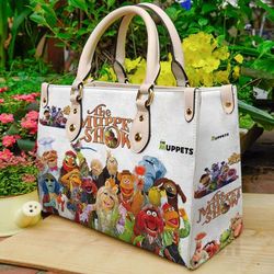 muppet leather handbag gift for women, muppet leather bag