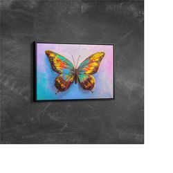 butterfly painting, large wall art, butterfly wall art,