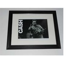 framed johnny cash flip off famous photo print