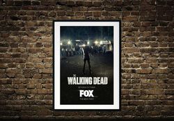 the walking dead tv series poster, the walking dead tv series canvas ,wall decor, home decor, movie canvas, classic movi