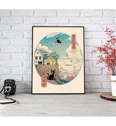 studio ghibli poster- exclusive collection-howl&39s moving castle poster-totoro