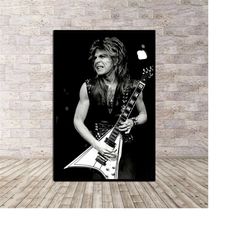 randy rhoads heavy metal poster or canvas wall