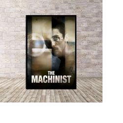 the machinist christian bale movie poster or canvas