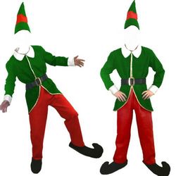 santa claus christmas elf men's clothing
