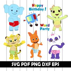 word party svg, word party clipart, word party vector, word party png, word party eps, word party dxf, word party
