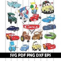 cars clipart, cars svg, cars cricut, cars cutfile, cars silhouette, cars 3 svg, mcqueen cricut, mcqueen clipart, cars