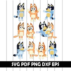 bluey svg bundle, bluey svg, bluey clipart, bluey png, bluey vector, bluey png, bluey eps, bluey dxf, bluey cutfile, blu