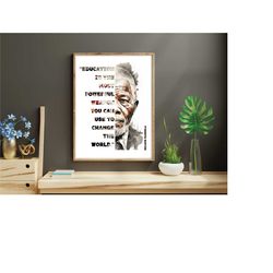 nelson mandela first president of south africa |