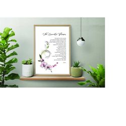 the serenity prayer, christian prayer wall art, christian,