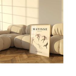 matisse poster, neutral henri matisse print, maximalist decor,