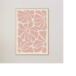 bright abstract flower botanical print maximalist floral print