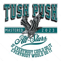 philadelphia tush push eagle all stars svg cricut file