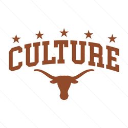 texas football five stars culture svg