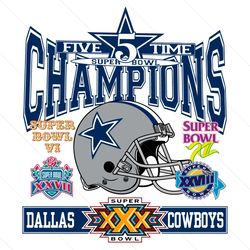 vintage dallas cowboys super bowl svg digital download