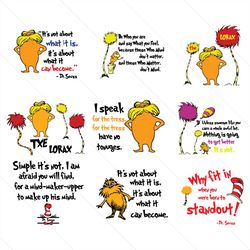 the lorax bundle dr seuss cat in hat svg files for cricut