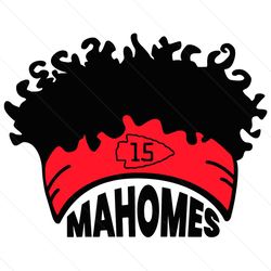 mahomes headband kansas city chiefs sport svg digital files