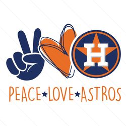 peace love astros svg, sport svg, astros svg, houston astros svg, astros baseball svg, houston baseball svg, astros logo