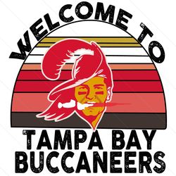 welcome to tampa bay buccaneers tom brady svg, sport svg, tampa bay buccaneers svg, tampa bay buccaneers logo svg, brady