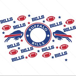 buffalo bills starbucks wrap svg, sport svg, football svg, starbucks wrap svg, starbucks cup svg, buffalo bills svg, bil