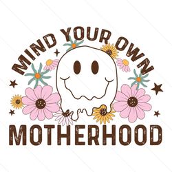 floral motherhood smile face dropping png