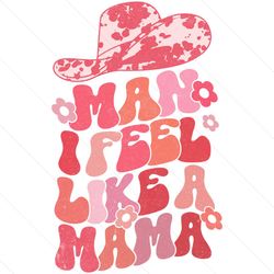flower like mama sayings leopard hat png