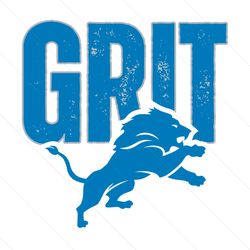grit detroit lions football svg cricut digital download