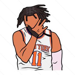 jalen brunson 11 new york knicks svg