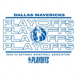 dallas mavericks 2024 nba playoffs svg