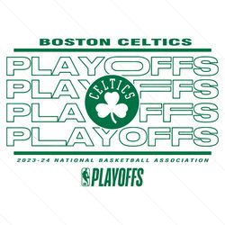 boston celtics 2024 nba playoffs svg