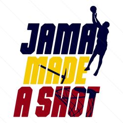 lebron james los angeles lakers jama made a shot svg