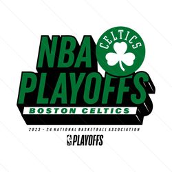 2024 nba playoffs boston celtics basketball svg