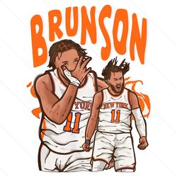 jalen brunson cartoon knicks player png