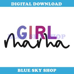 girl mama mother day svg