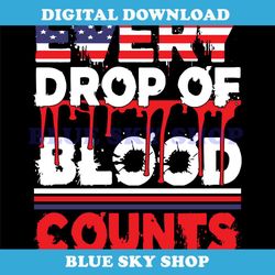 every drop of blood counts svg