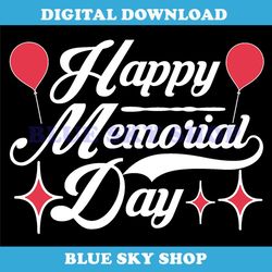 happy memorial day svg clipart