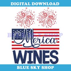 merica wines usa 4th of july memorial day svg