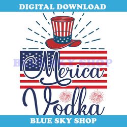 merica vodka uncle sam hat memorial day svg