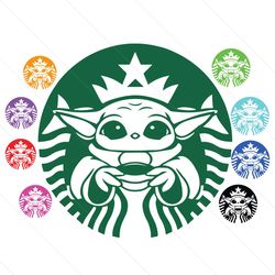 baby yoda starbucks logo svg, trending svg, baby yoda svg, yoda svg, cute yoda svg, yoda starbucks svg, starbucks svg, s