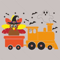 the train chicken halloween svg, halloween svg, halloween train svg