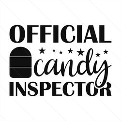 official candy inspector svg, halloween svg, halloween candy svg