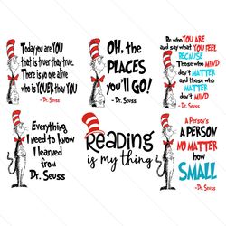 dr seuss quotes cat in the hat svg digital files