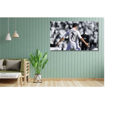 cristiano ronaldo canvas wall art,cristiano ronaldo poster,kids gift,ronaldo canvas print,man cave decor,gift for kids,g