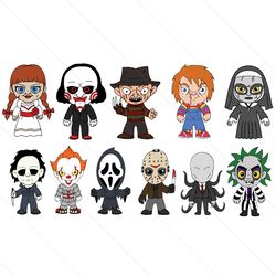 horror movie characters svg bundle, trending svg, horror movie svg, horror characters, horror villains svg, ghostface sv